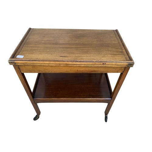 413 - TURN OVER LEAF CARD TABLE