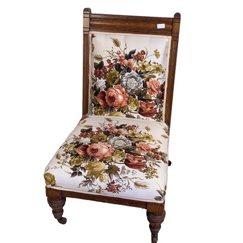 396 - EDWARDIAN LADIES CHAIR