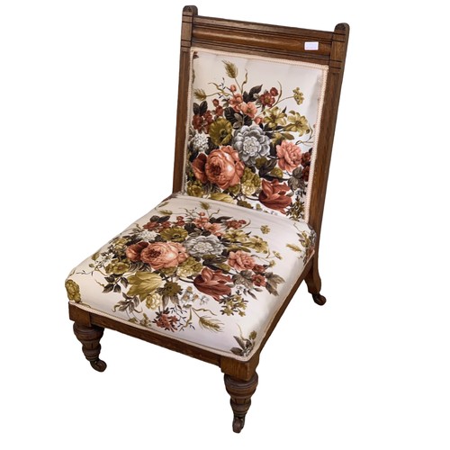 396 - EDWARDIAN LADIES CHAIR