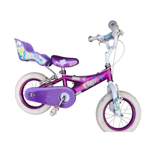 38 - A CHILDS PURPLE BIKE