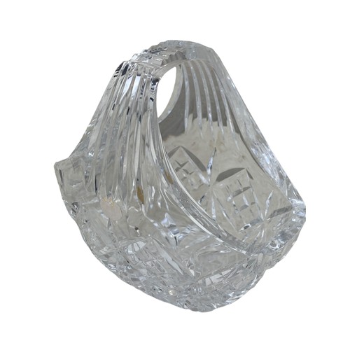 47 - A QUALITY TYRONE CRYSTAL COMPORT & CRYSTAL BASKET