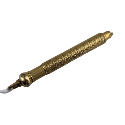 199 - A VINTAGE GOLD PLATED EXTENDING PENCIL