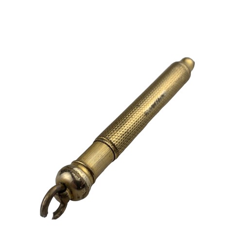 199 - A VINTAGE GOLD PLATED EXTENDING PENCIL