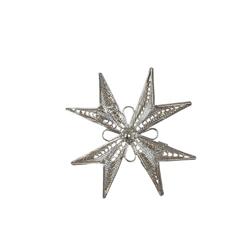 203 - 2 SILVER CROSS STYLE BROOCH