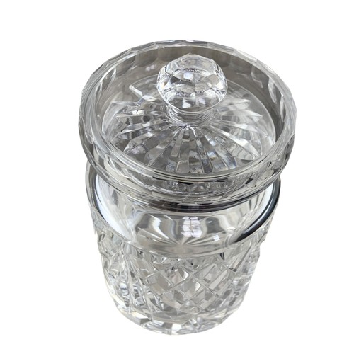 232 - WATERFORD CRYSTAL HONEY POT 4.5