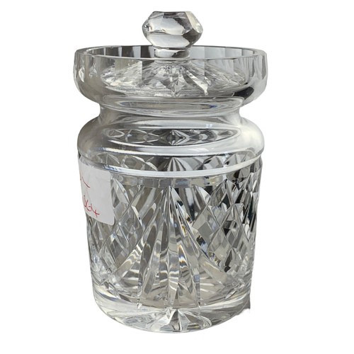 232 - WATERFORD CRYSTAL HONEY POT 4.5