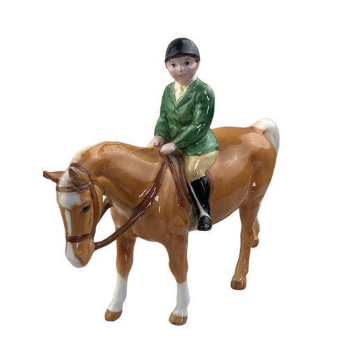 235 - BESWICK BOY ON PONY