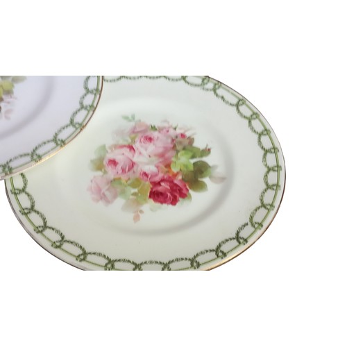 28 - 5 HANDPAINTED ROYAL DOULTON PLATES