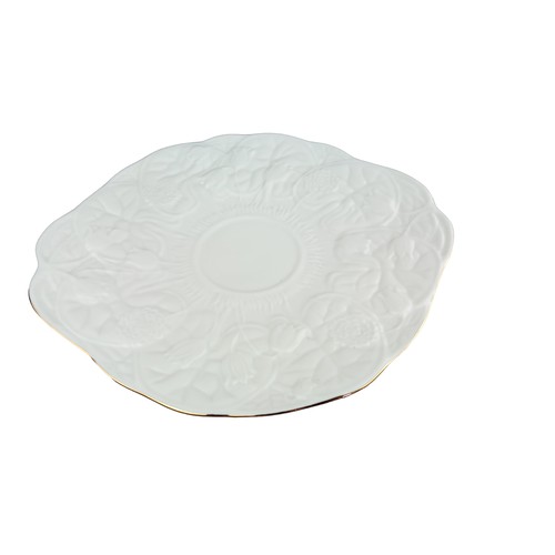 30 - BELLEEK BREAD PLATE