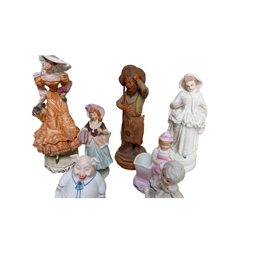 57 - LOT OF PORCELINE FIGURES