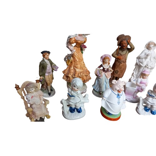 57 - LOT OF PORCELINE FIGURES