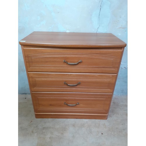 59 - WALNUT CHEST OF DRAWERS