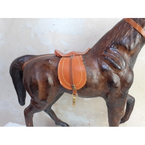 73 - SMALL LEATHER HORSE