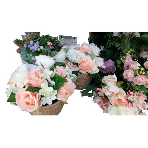 102 - LOT OF ARTIFICIAL FLOWERS AND FOILAGE