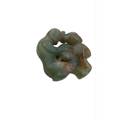 347 - JADE PENDANT LOVE FIGURE