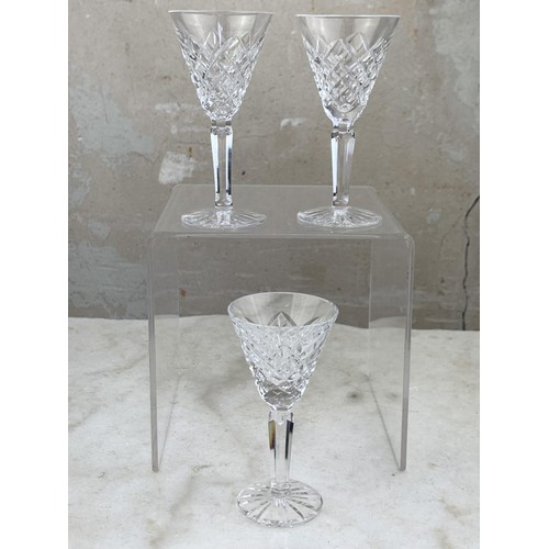 904 - A LOT OF 3 WATERFORD CRYSTAL LIQUEUR GLASS