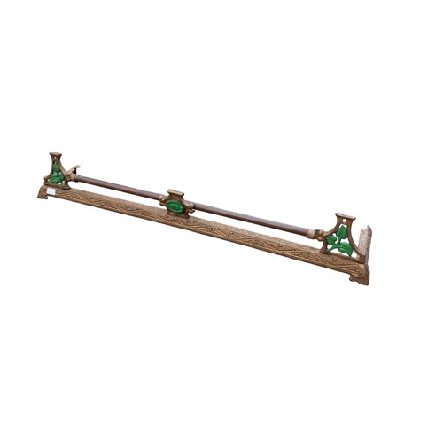 2 - A COPPER AND BRASS FENDER