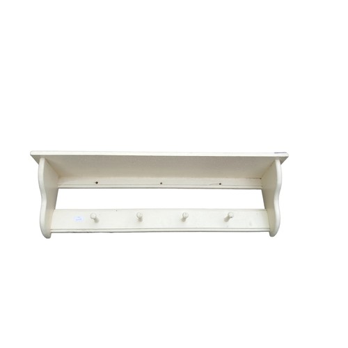 23 - A PAINTED COAT RACK