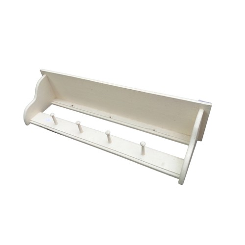 23 - A PAINTED COAT RACK