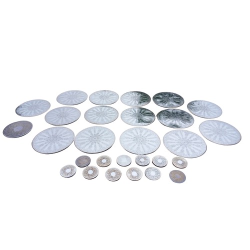 43 - RETRO PLATED COASTERS AND PLATE MATS PLATE COASTER 9