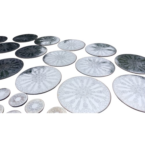 43 - RETRO PLATED COASTERS AND PLATE MATS PLATE COASTER 9