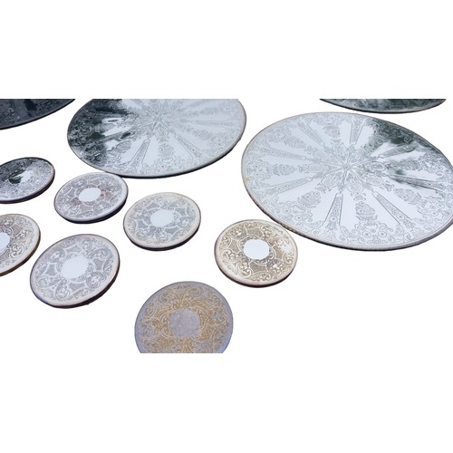 43 - RETRO PLATED COASTERS AND PLATE MATS PLATE COASTER 9
