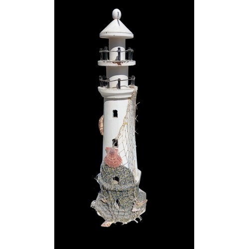 44 - LIGHTHOUSE AND BOAT ORNAMENTS