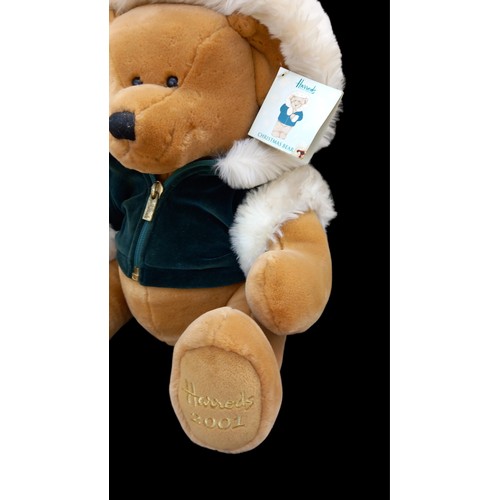 A 2001 HARRODS CHRISTMAS TEDDY BEAR