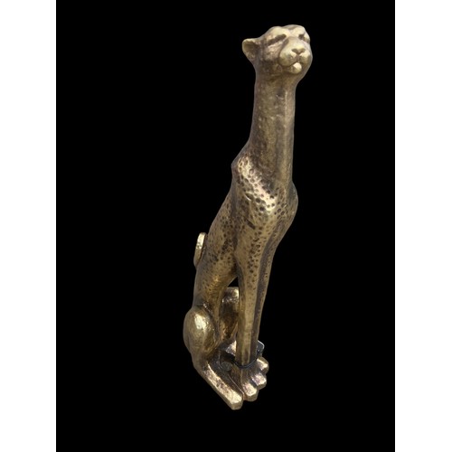 51 - A NEW GILT LEOPARD FIGURE 20