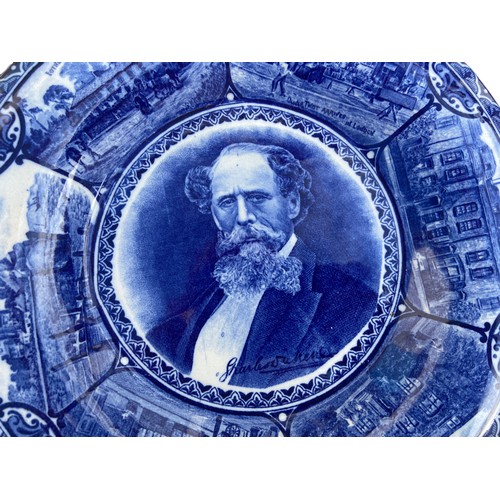 150 - B AND W DICKENS PLATE