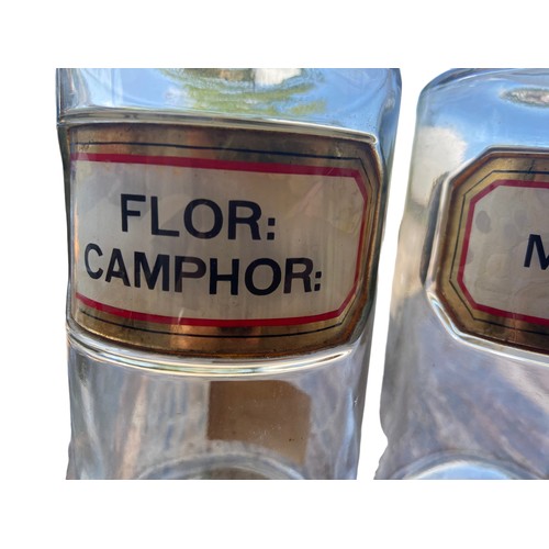 161 - A LOT OF 4 1930s CHEMIST BOTTLES