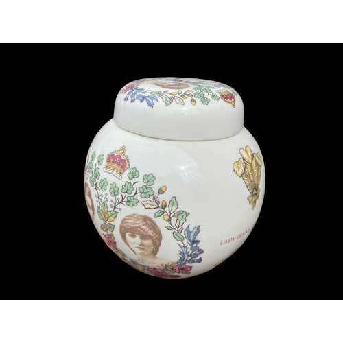 95 - A MASONS GINGER JAR COMM THE WEDDING OF CHARLES AND DIANA