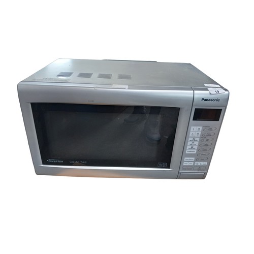 19 - AS NEW PANASONIC MICROWAVE