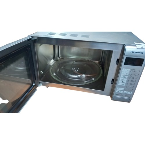 19 - AS NEW PANASONIC MICROWAVE