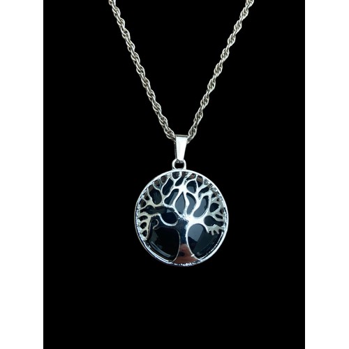162A - A TREE OF LIFE PENDANT ON STERLING SILVER CHAIN