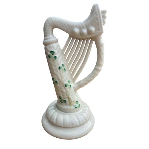 666 - SHAMROCK BELLEEK HARP 9