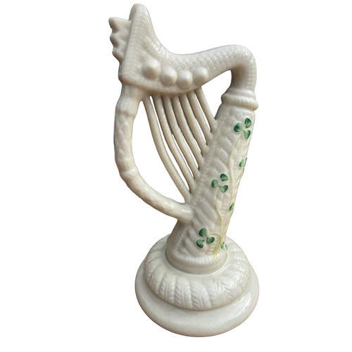 666 - SHAMROCK BELLEEK HARP 9