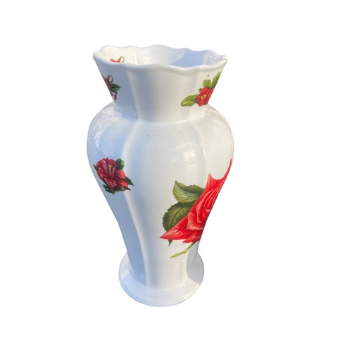 13 - 4 MIXED VASES WITH FLOWERS