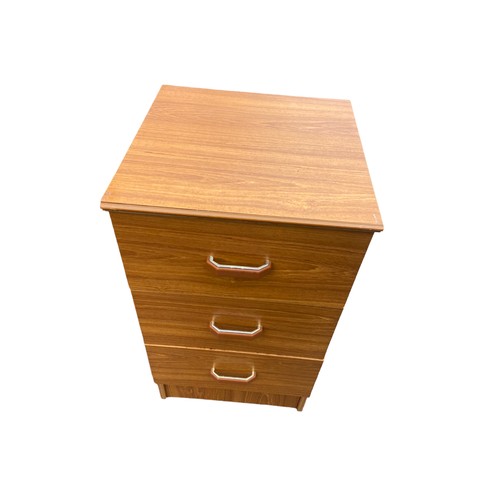 55 - A  PAIR OF RETRO AVALON  BEDSIDE CHESTS