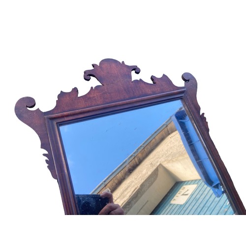 94 - ANTIQUE FRETWORK MIRROR