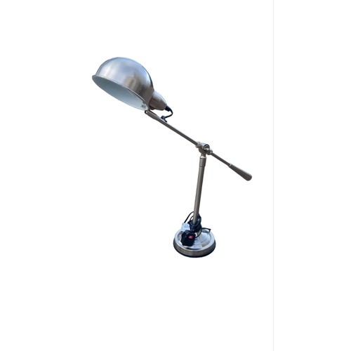 130 - A CHROME ANGLE POISE LAMP