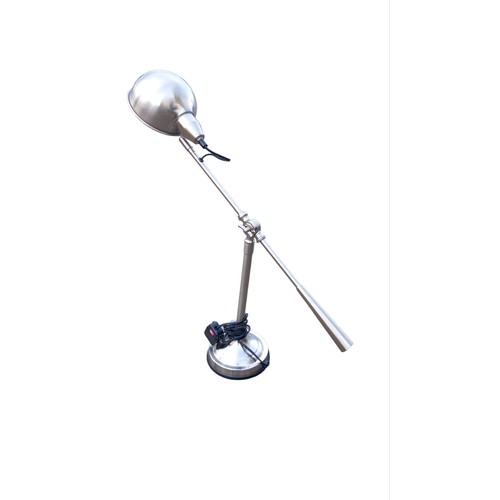 130 - A CHROME ANGLE POISE LAMP