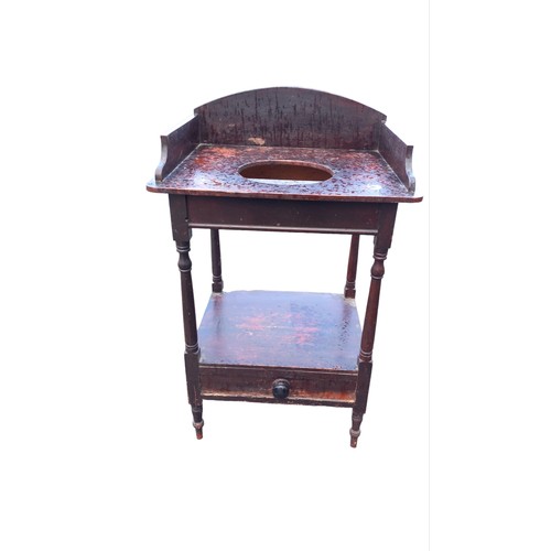 393 - ANTIQUE WASH STAND 22.5 x 18 x 36