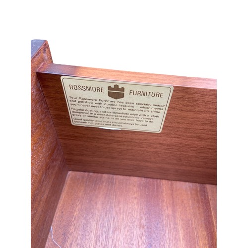 428 - A ROSSMORE MAHOGANY WRITING BEAURU 30 x 18 x 40