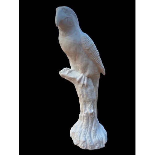 433 - A RARE UNPAINTED BESWICK PARROT 9.5