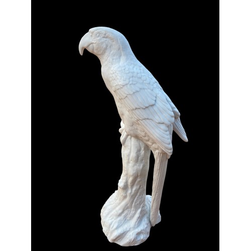 433 - A RARE UNPAINTED BESWICK PARROT 9.5