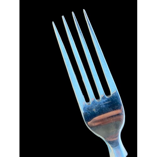 601 - A DUBLIN SILVER FORK 37.7grm