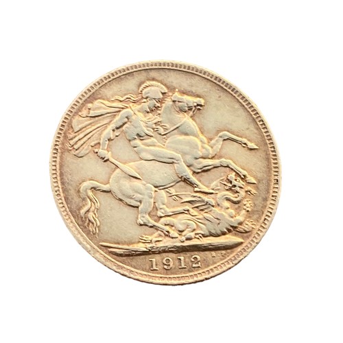 671 - 1912 GEORGE V SOVEREIGN