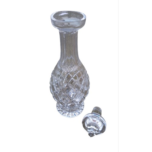 715 - A BEAUTIFUL WATERFORD DECANTER WITH STOPPER