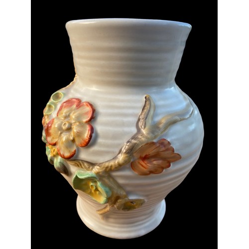 737 - A CLARICE CLIFF FLORAL VASE 7